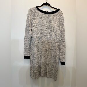 Metaphor Black and Gray Casusl Soft‎ Dress - Size L